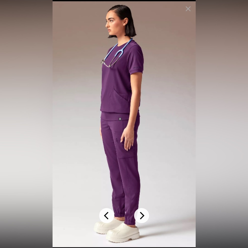 [NWT] HYPOTHESIS Scrub Set (Eggplant - S/M)